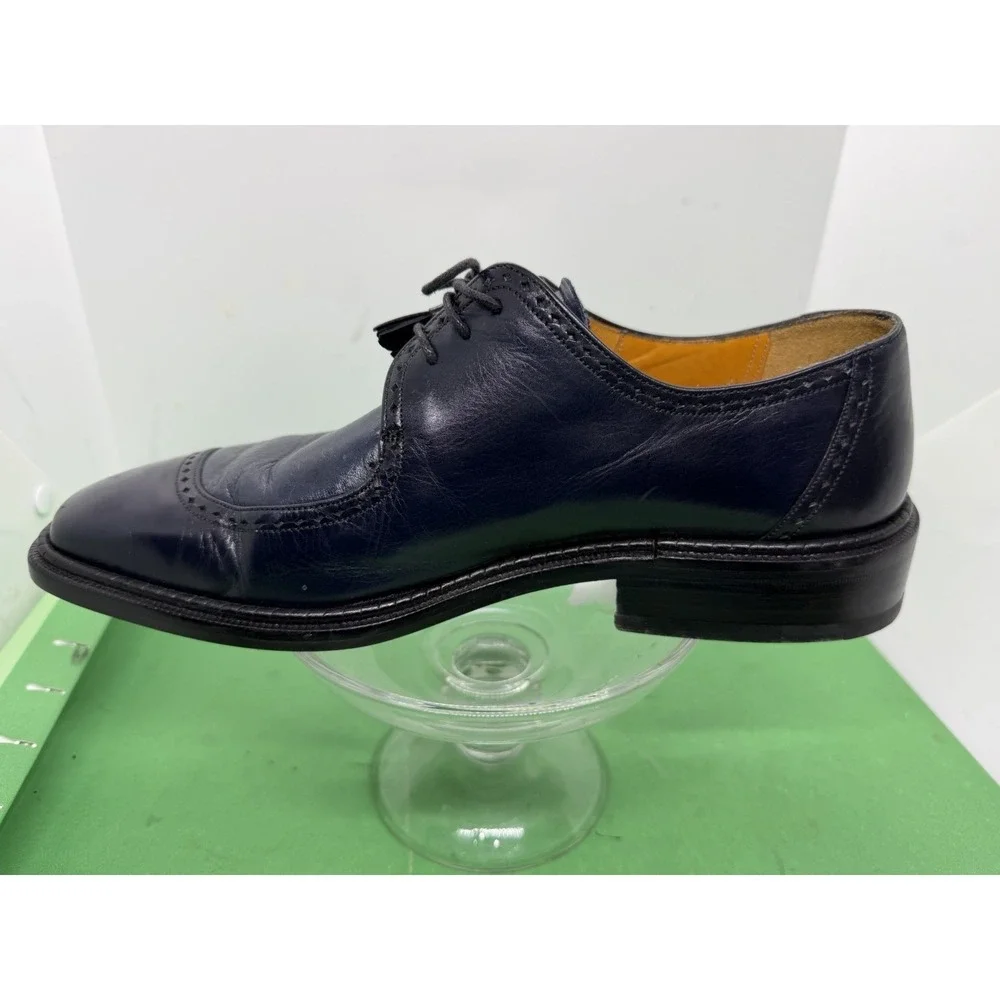 Mezlan Men's Oxford Dress Shoes, Captoe, Black, Size 8M